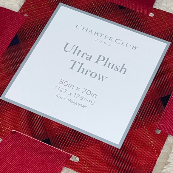 Charter Club Ultra Soft Throw / Blanket, Tan Cream NWT Gift Box PRICE‎ DROPPED! - Picture 2 of 9
